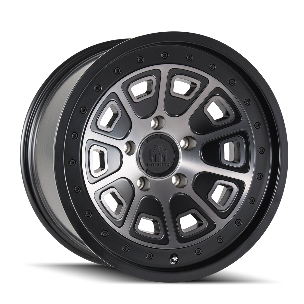Mayhem FLAT IRON 8301 Matte Black Machined wheel