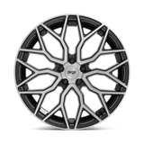 Niche M262 Mazzanti 22x10 +35 Gloss Black Brushed Face premium Euro wheel
