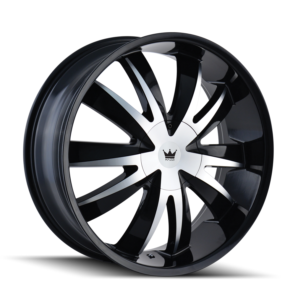 Mazzi EDGE 337 Gloss Black Machined wheel