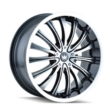 Mazzi Hype Black with Machined  wheel