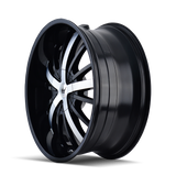 Mazzi ESSENCE 364 Gloss Black Machined
