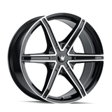 Mazzi STILTS 371 Gloss Black Machined wheel