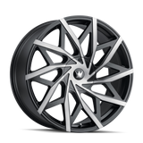 Mazzi Big Easy 372 18x8 Matte Black Machined with Dark premium aftermarket wheel