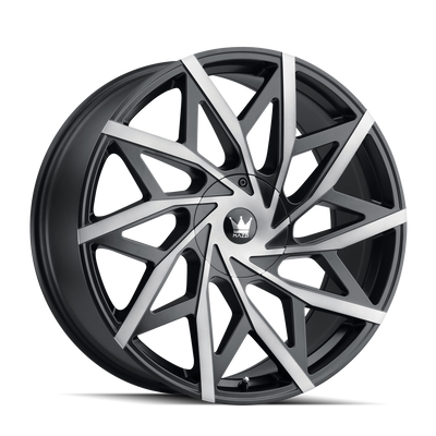 Mazzi Big Easy Black with Machined  wheel