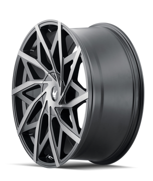 Mazzi BIG EASY 372 Matte Black Machined with Dark