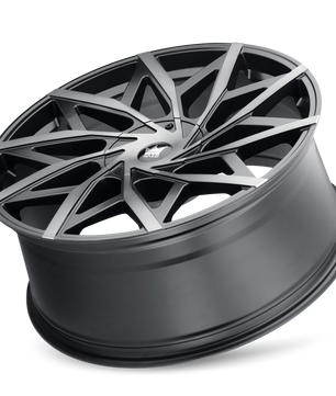 Mazzi BIG EASY 372 Matte Black Machined with Dark