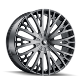 Mazzi TWIST TIE 373 Black Machined with  wheel