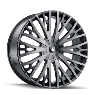 Mazzi TWIST TIE 373 Black Machined with  wheel