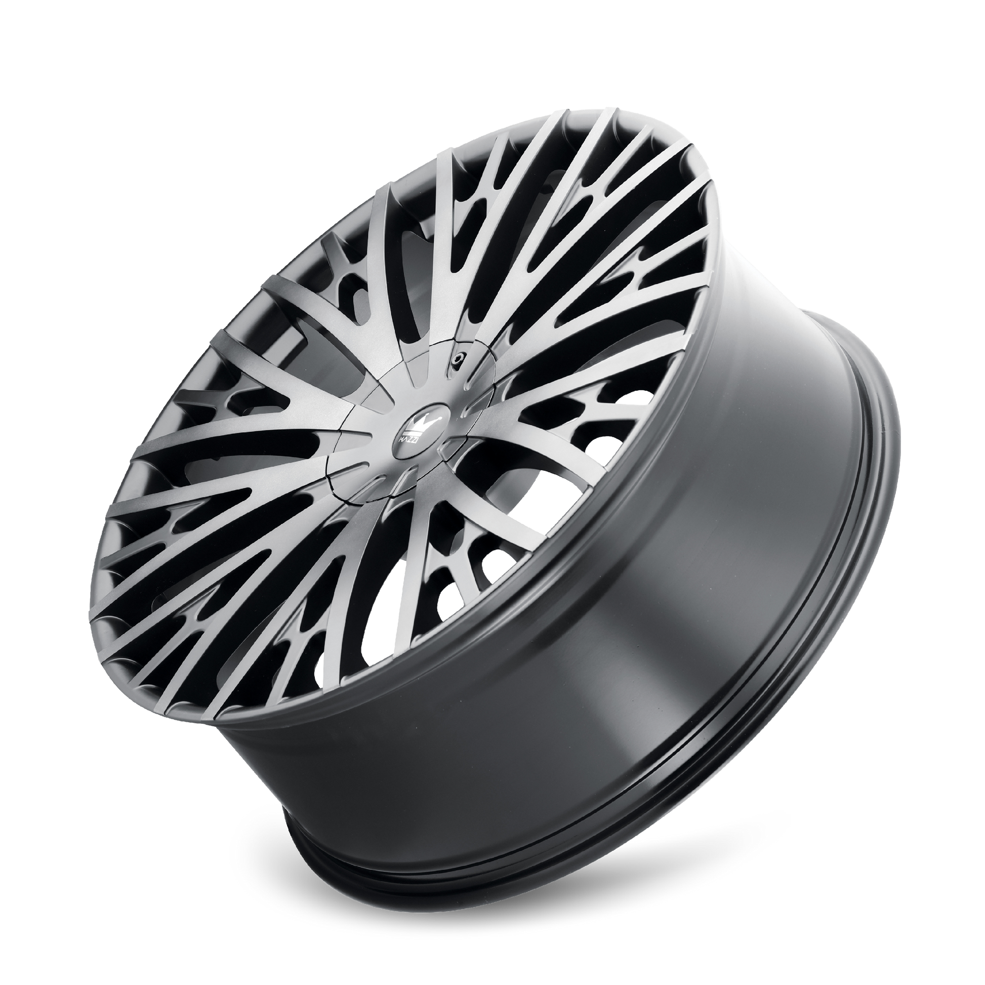 Mazzi TWIST TIE 373 Matte Black Machined with Dark