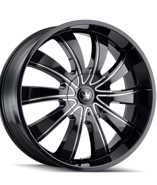 Mazzi ROLLA 374 Gloss Black Milled