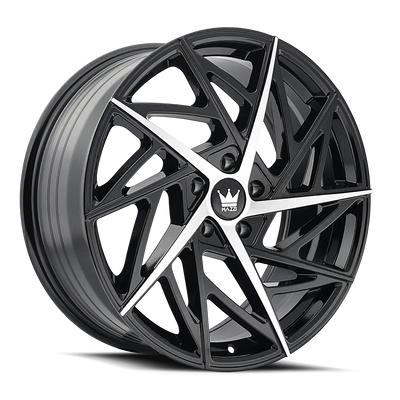 Mazzi FREESTYLE 377 Gloss Black Machined wheel