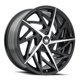 Mazzi FREESTYLE 377 Gloss Black Machined wheel