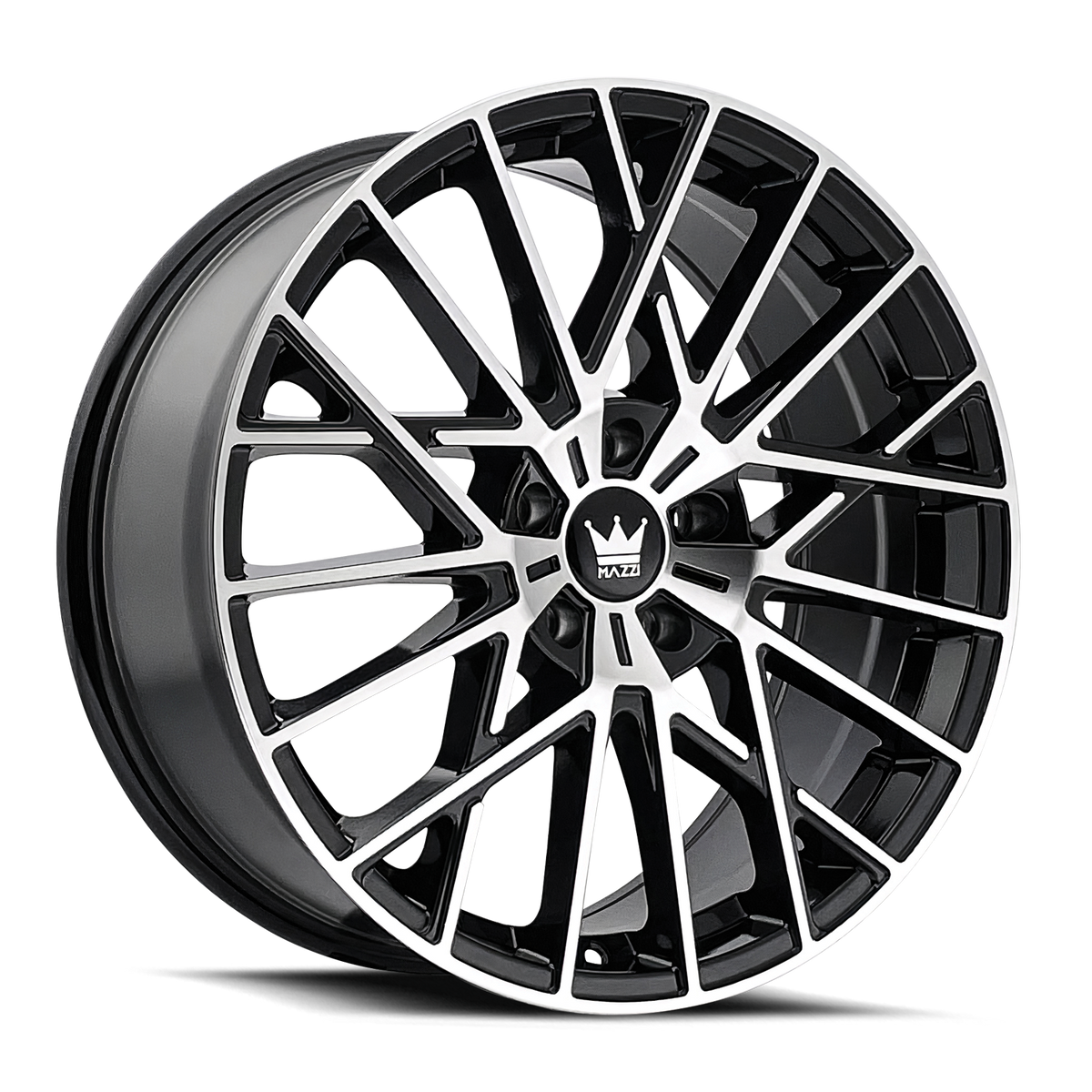 Mazzi JINX 378 Gloss Black Machined wheel