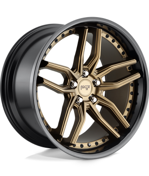 Niche 1Pc M195 Methos Matte Bronze Black Bead Ring