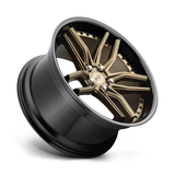 Niche M195 Methos 20x10 Matte Bronze Black Bead Ring premium Euro wheel