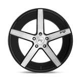 Niche Milan 20x8.5 +35 black machined spoke premium Euro wheel