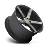 Niche 1PC M134 MILAN 22x10 +35mm Matte Black Machined with Smoke Tint