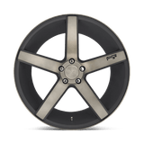 Niche M134 Milan 22x10 Matte Black Machined Double Dark Tint premium Euro wheel