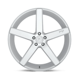 Niche Milan 18x8 +40 Gloss Silver Machined premium Euro wheel