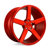 Niche M187 Milan 20x8.5 Candy Red premium Euro wheel