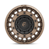 Fuel 1PC D725 MILITIA 17x9 -12mm Matte Bronze & Black