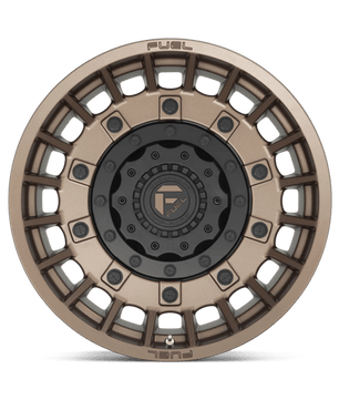 Fuel 1PC D725 MILITIA 20x9 +1 Matte Bronze & Black