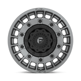 Fuel 1PC Militia 17x9 +1mm Matte Anthracite with Black Simulated Beadlock (5x114.3 / 5x127)