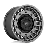 Fuel 1PC D726 MILITIA 20x10 -18mm Matte Anthracite And Black