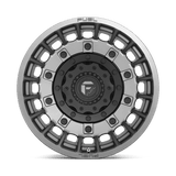 Fuel 1PC D726 MILITIA 20x10 -18mm Matte Anthracite And Black