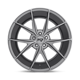 Niche Misano 20x9 +26 Matte Gunmetal premium Euro wheel for Audi VW Mercedes