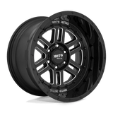 Moto Metal MO800 DEEP SIX 22x12 -44mm Gloss Black Milled