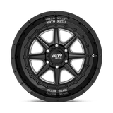 Moto Metal MO801 PHANTOM 22x12 -44mm Gloss Black Milled