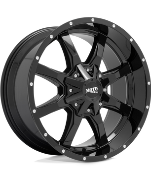 Moto Metal Mo970 Gloss Black With Milled Lip