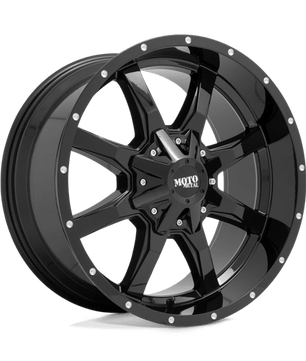 Moto Metal MO970 16x8 0 Gloss Black With Milled Lip