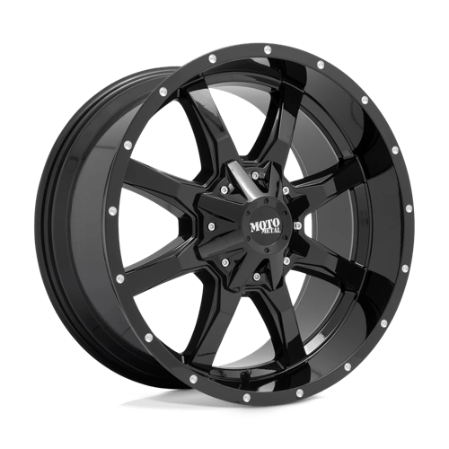 Moto Metal MO970 16x8 0 Gloss Black With Milled Lip