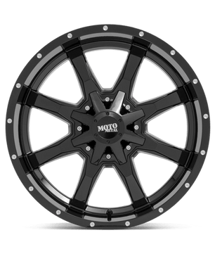 Moto Metal MO970 16x8 0 Gloss Black With Milled Lip