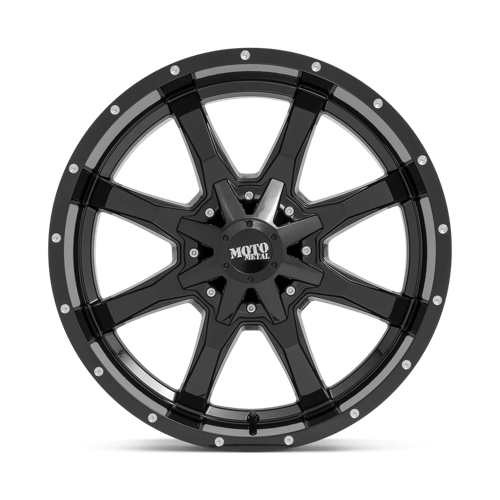 Moto Metal MO970 16x8 0 Gloss Black with Milled Lip