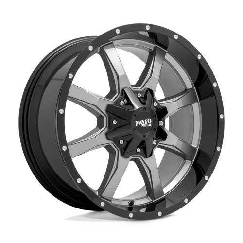 Moto Metal Mo970 20x10 -24mm Gloss Gray Center Gloss Black Lip – TFS Wheels