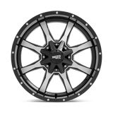 Moto Metal MO970 17x8 0mm Gloss Black Machined Face