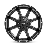 Moto Metal MO970 17x8 0mm Semi Gloss Black Milled
