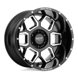 Moto Metal MO981 SPADE 20x10 -24mm Gloss Black Machined
