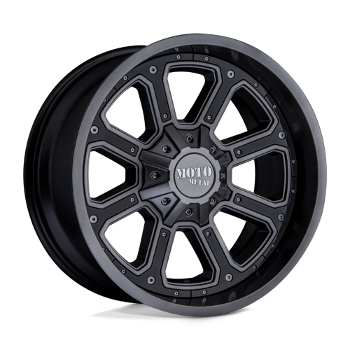 Moto Metal MO984 SHIFT 20x9 -12 Matte Gray Gloss Black Inserts