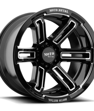 Moto Metal MO991 RUKUS 20x9 +00 Gloss Black Milled