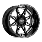 Moto Metal MO993 HYDRA 20x10 -18mm Gloss Black Milled