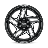 Moto Metal MO996 RIPSAW 20x10 -18mm Gloss Black Milled