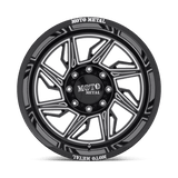 Moto Metal MO997 HURRICANE 20x12 -44mm Gloss Black Milled - Left Directional