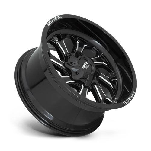 Moto Metal MO999 20x10 -18 Gloss Black with Milled Spoke Accents