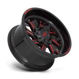 Moto Metal MO999 20x10 -18mm Gloss Black Milled with Red Tint