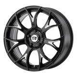 Motegi MR126 18x9.5 +40 Gloss Black Milled Accents premium Euro wheel