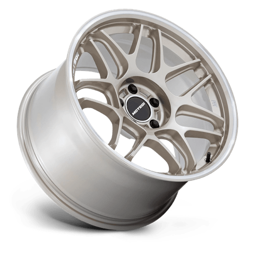 18x9.5 Motegi Tsubaki MR158 Motorsport Gold w/Machined Lip